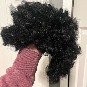 Afro mullet wig